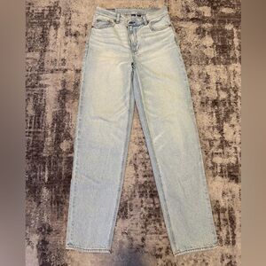 American Eagle Outfitters Light Wash Straight Leg Jeans